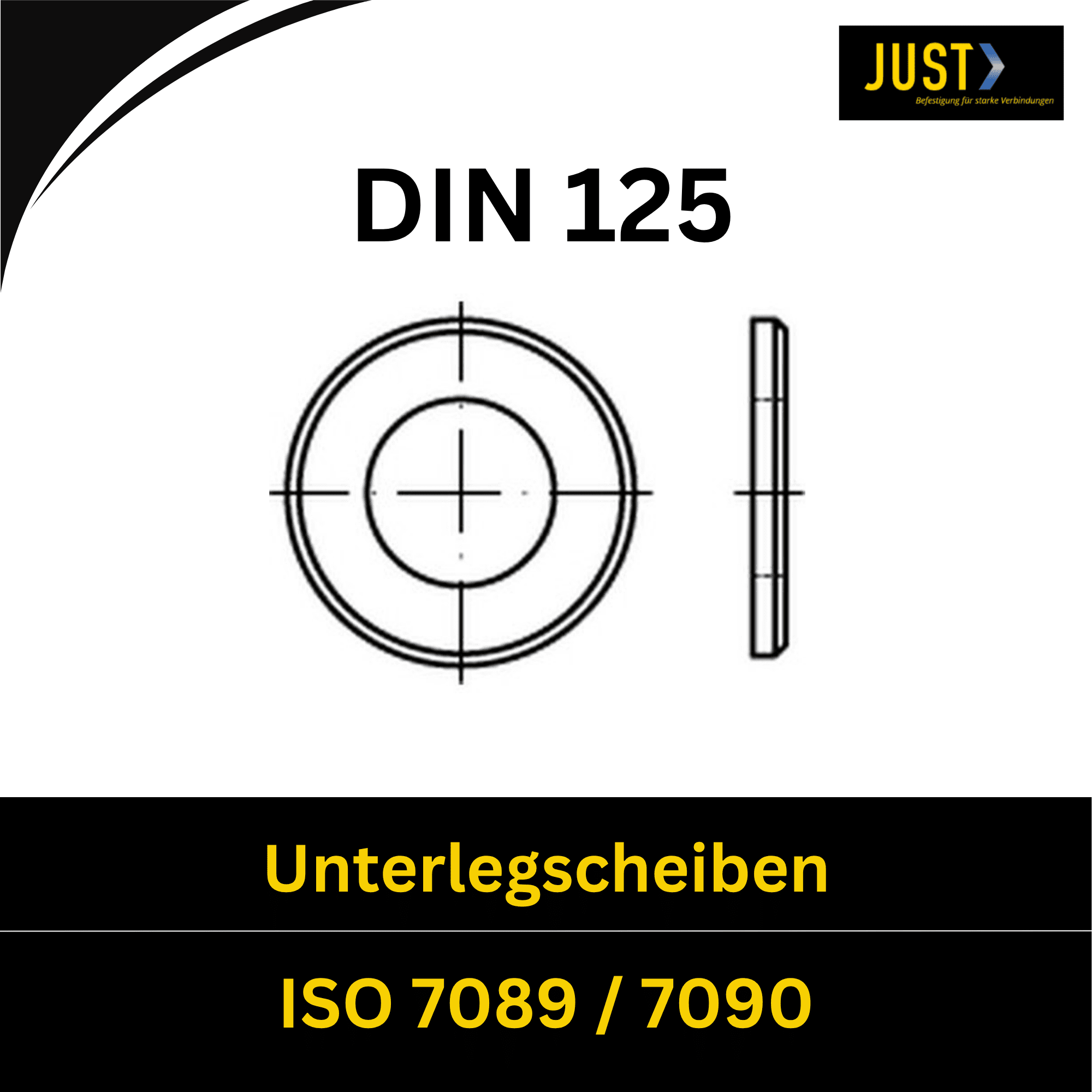 Bild für Kategorie DIN 125 ➤ Unterlegscheiben Standard (ISO 7089, 7090)